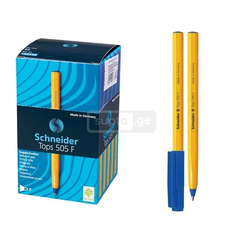 SCHNEIDER-შნაიდერი კალამი თავსახურით 1*25ც